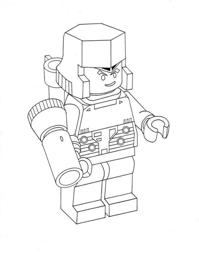 lego transformers robot coloring book to print