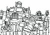 robots transformers coloring book to print