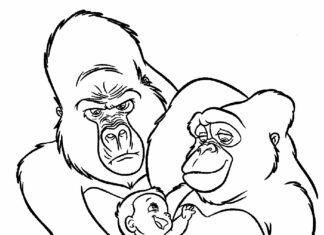 king kong coloring pages to print and print online