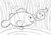 livre de coloriage nemo fish and his friend à imprimer