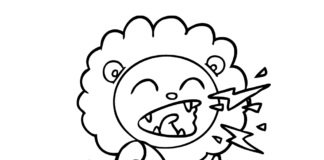 lion triste eric livre de coloriage à imprimer