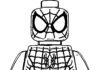 Spiderman lego omalovánky k vytisknutí