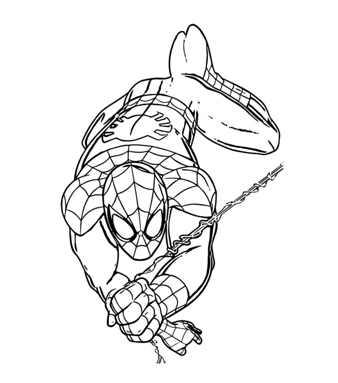 spiderman universe coloring book to print