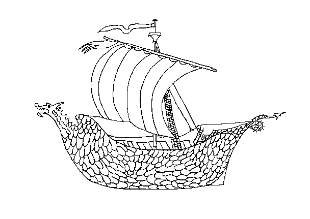 ship from narnia coloring book to print