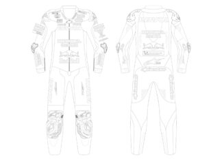 Racing Driver's Outfit Färgbok att skriva ut