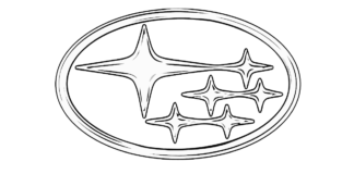 logo subaru omalovánky k vytisknutí