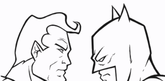 livro de colorir do super-homem e do batman para imprimir