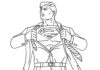 superman rysunek kolorowanka do drukowania