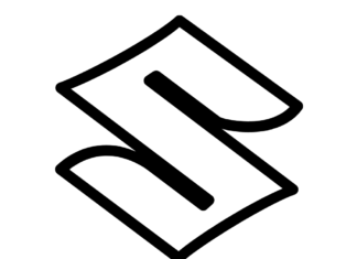 suzuki logotyp stämpel färgbok att skriva ut