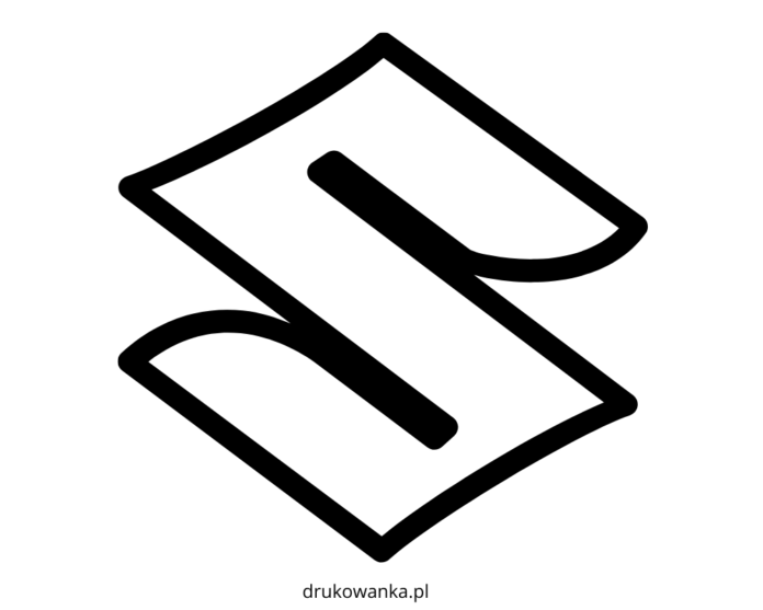 suzuki logo stempel malbuch zum ausdrucken