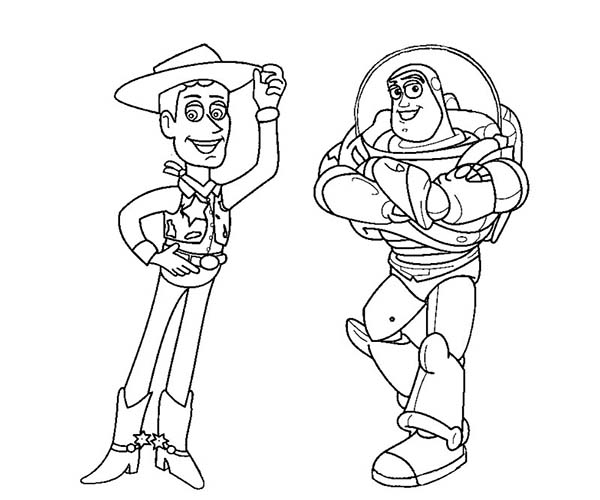 sheriff and toy story coloring book to print