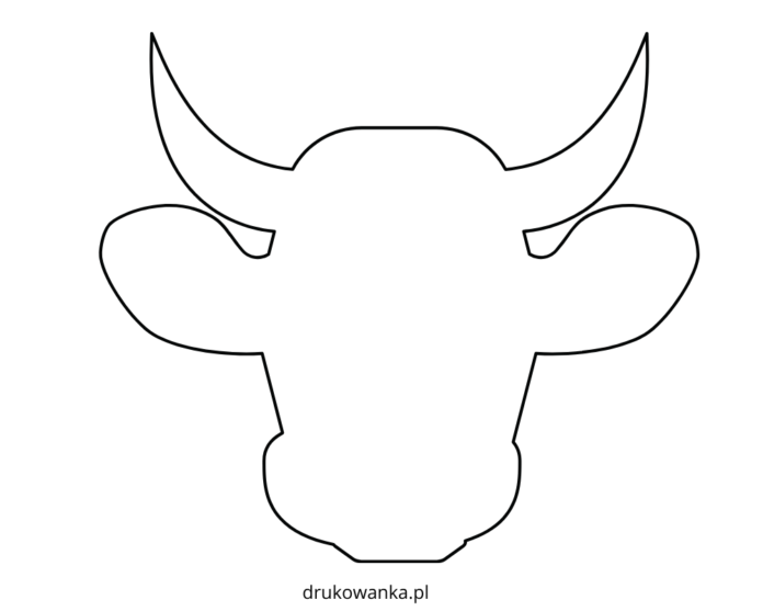 bizoní hlava skica omalovánky k vytisknutí