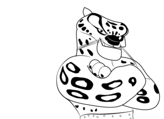 tai lung coloring book to print