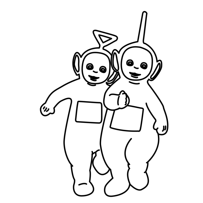 livre de coloriage imprimable teletubbies thinky winky and lala