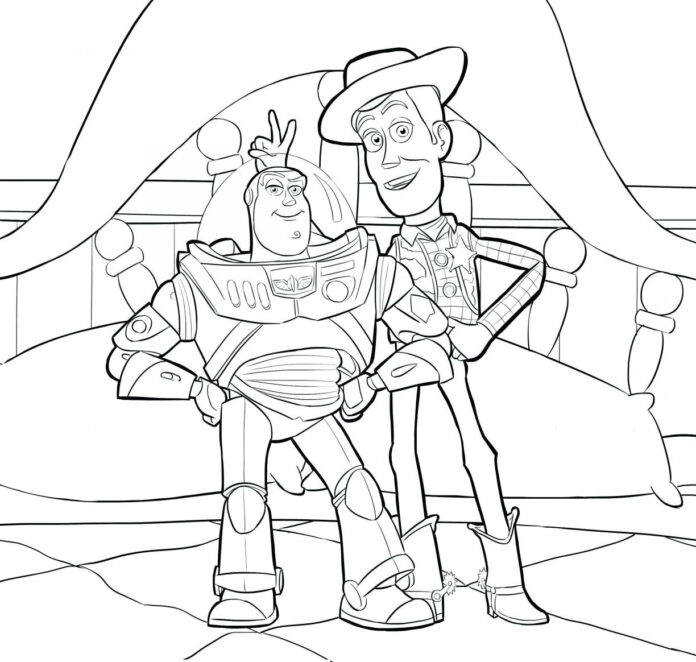 toy story for kids coloring book to print
