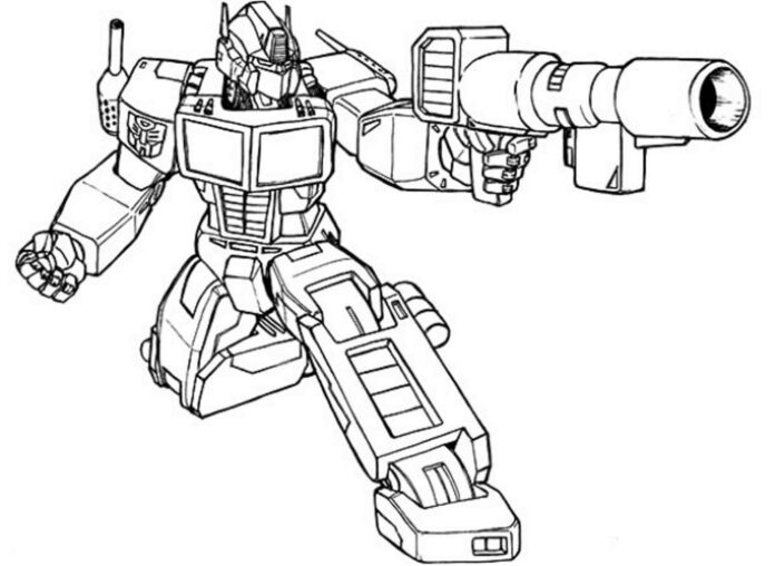transformers megatron coloring book to print