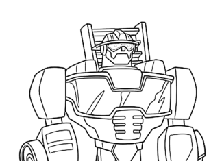 transformers robot rescue bots coloring book to print