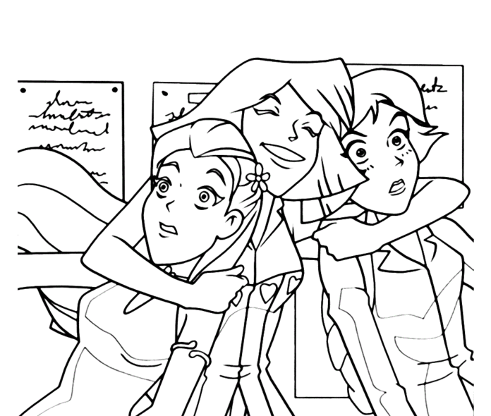 three agents friends coloring book to print