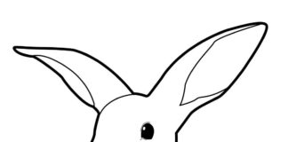 stomping rabbit coloring book to print