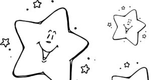 livre de coloriage d'étoiles à imprimer