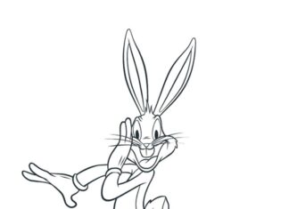 livre à colorier "jolly bugs rabbit" à imprimer