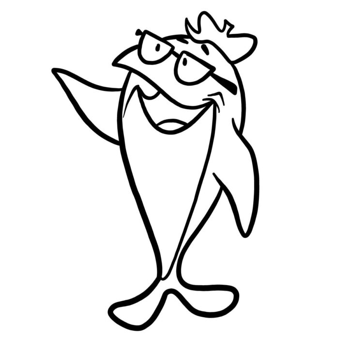 veselé víly tuňák omalovánky k vytisknutí