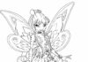 winx hechicera tynix libro para colorear para imprimir