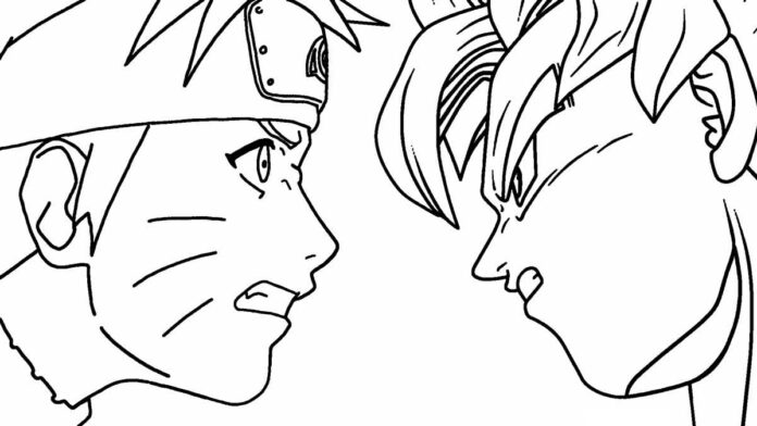 warriors from naruto coloring book to print