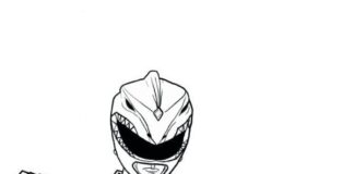 power rangers warrior coloring book to print