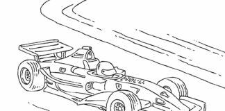 livre de coloriage de la formule 1 à imprimer