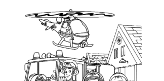 crew firefighter sam coloring book to print