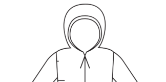 winter sports jacket coloring book printable