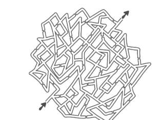 find your way through the maze coloring book to print
