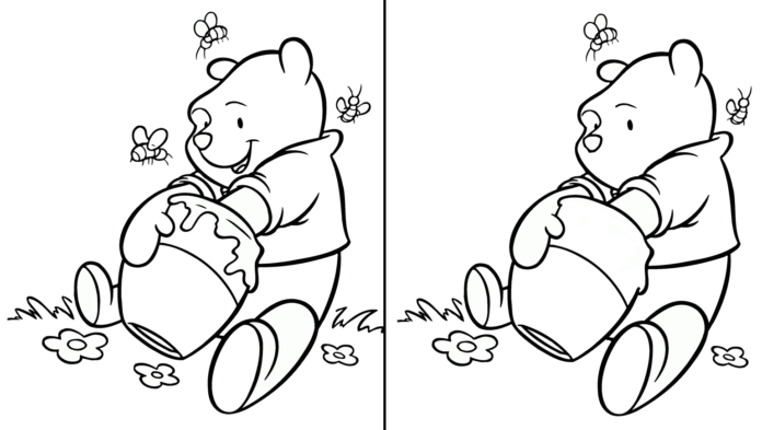 find the difference coloring pages printable