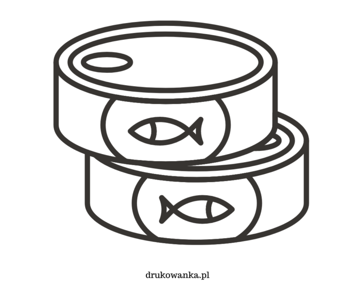 herring in a can coloring book to print