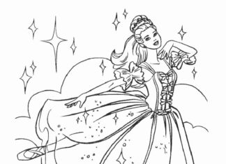 Printable ballerina coloring pages and printable online
