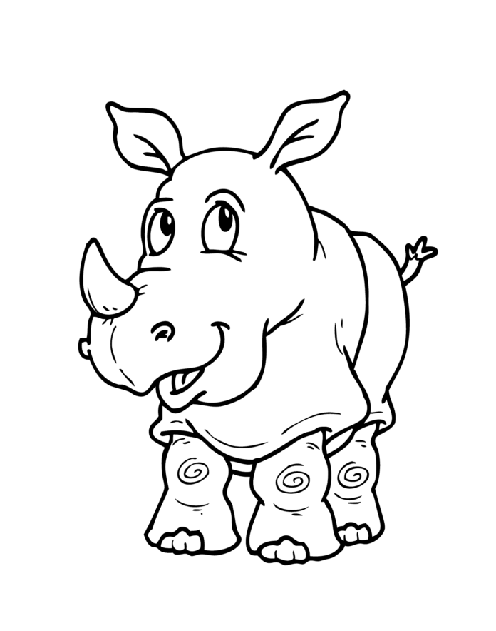 rhinoceros fairy picture printable