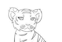 tygrys z bajki kolorowanka do drukowania