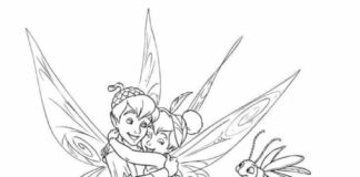 Tinker Bell Coloring Book with Peter Pan