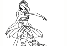 The wizard of the winx club coloring book to print