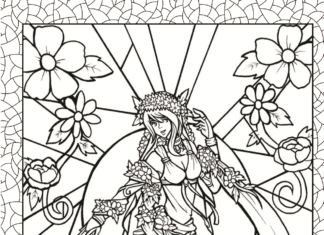 window decoration coloring book online