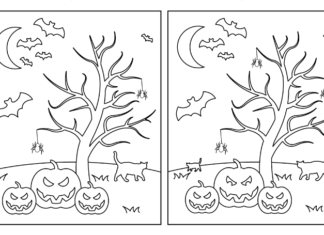 halloween trovare le differenze libro da colorare online