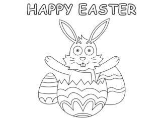 easter card online coloring book