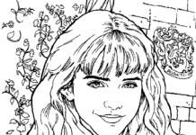 For girls - Hermione Granger coloring book to print harry potter online
