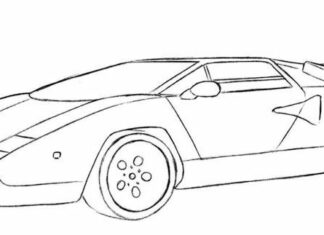 Páginas para colorear de Lamborghini para imprimir y en línea