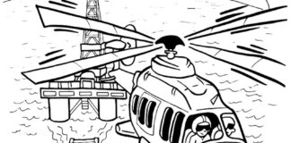 printable bell viper helicopter coloring book