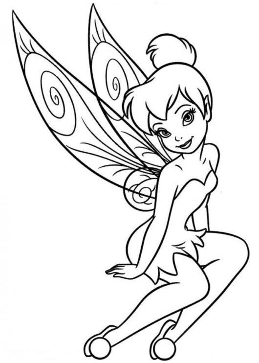 page à colorier fairy bell de Disney