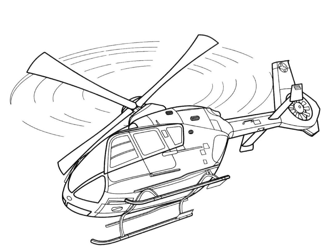 kolorowanka eurocopter do druku online helikopter