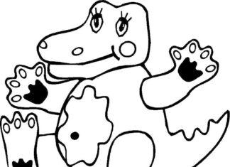 coloring book reptile for kids