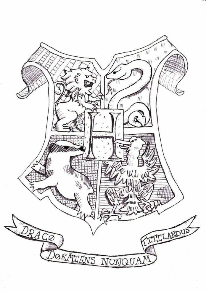 Malbuch Wappen von Goward zum online ausdrucken